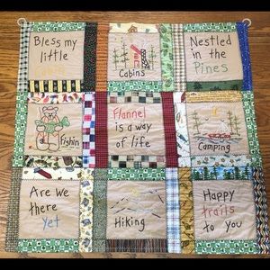 “Camping Life” wall hanging